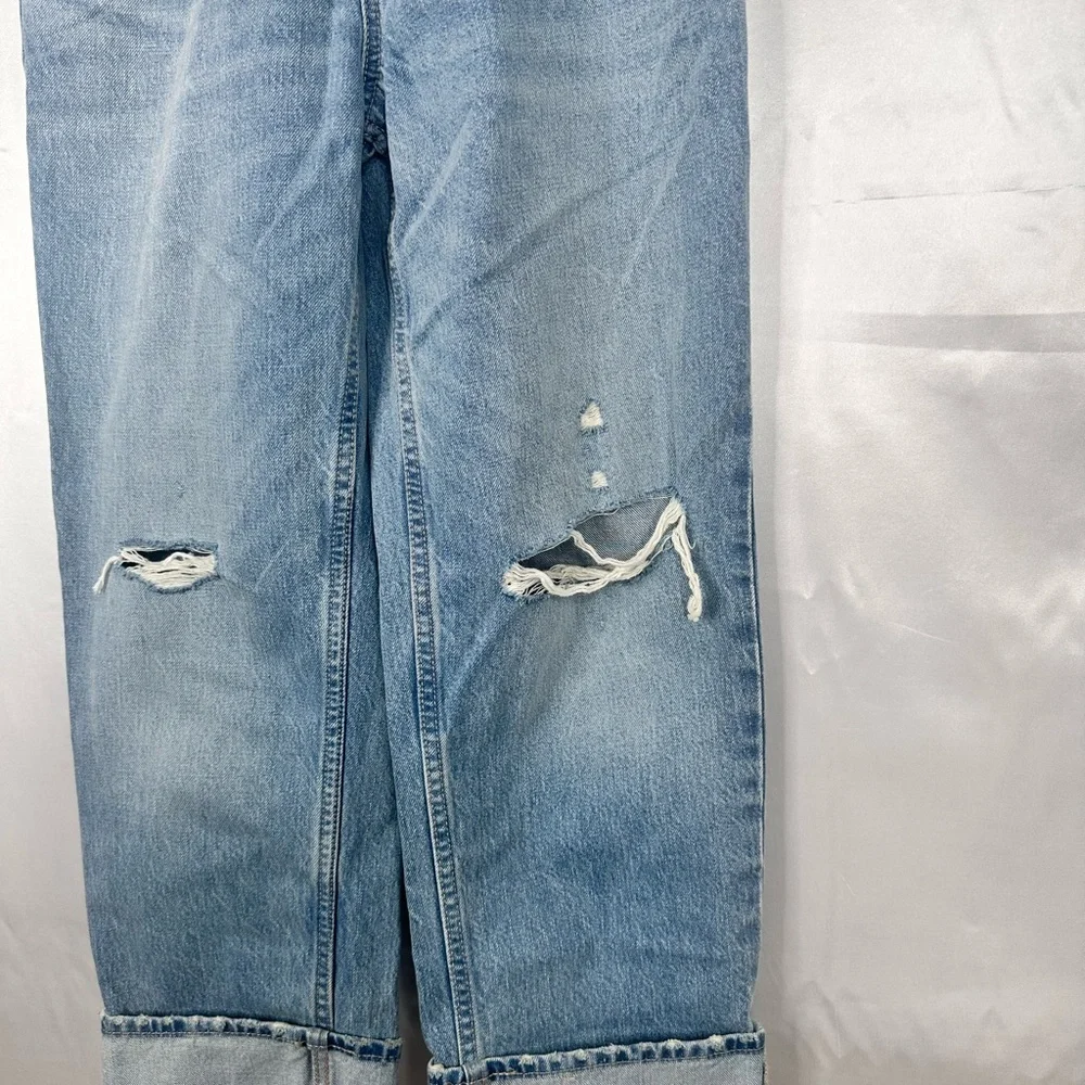 NWOT Isabel Maternity Cropped‎ Vintage Straight Jeans Sizes 4 and 8 - Picture 4 of 11